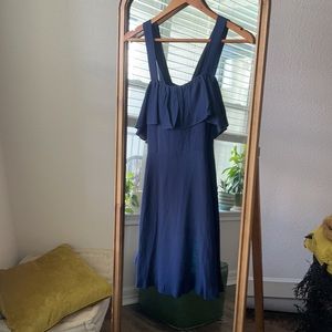 NWT Madewell Apron Ruffle Dress